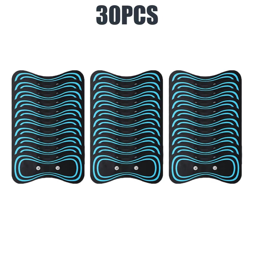 Hack Human - Hack Human - EMS Neck Stretcher Patch Back Massager Sticker Muscle Stimulation Pulse Patches Fitness Massagead Neck Body Pain Relief -