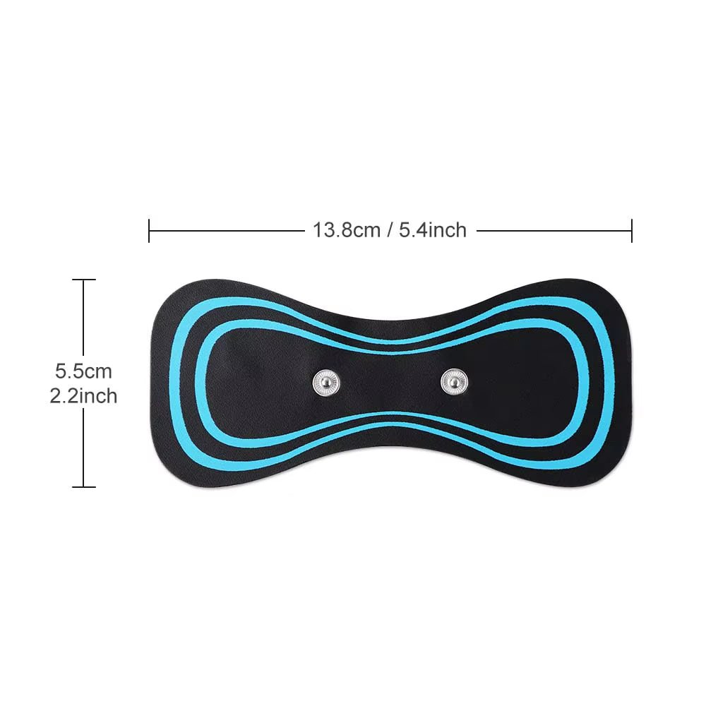 Hack Human - Hack Human - EMS Neck Stretcher Patch Back Massager Sticker Muscle Stimulation Pulse Patches Fitness Massagead Neck Body Pain Relief -