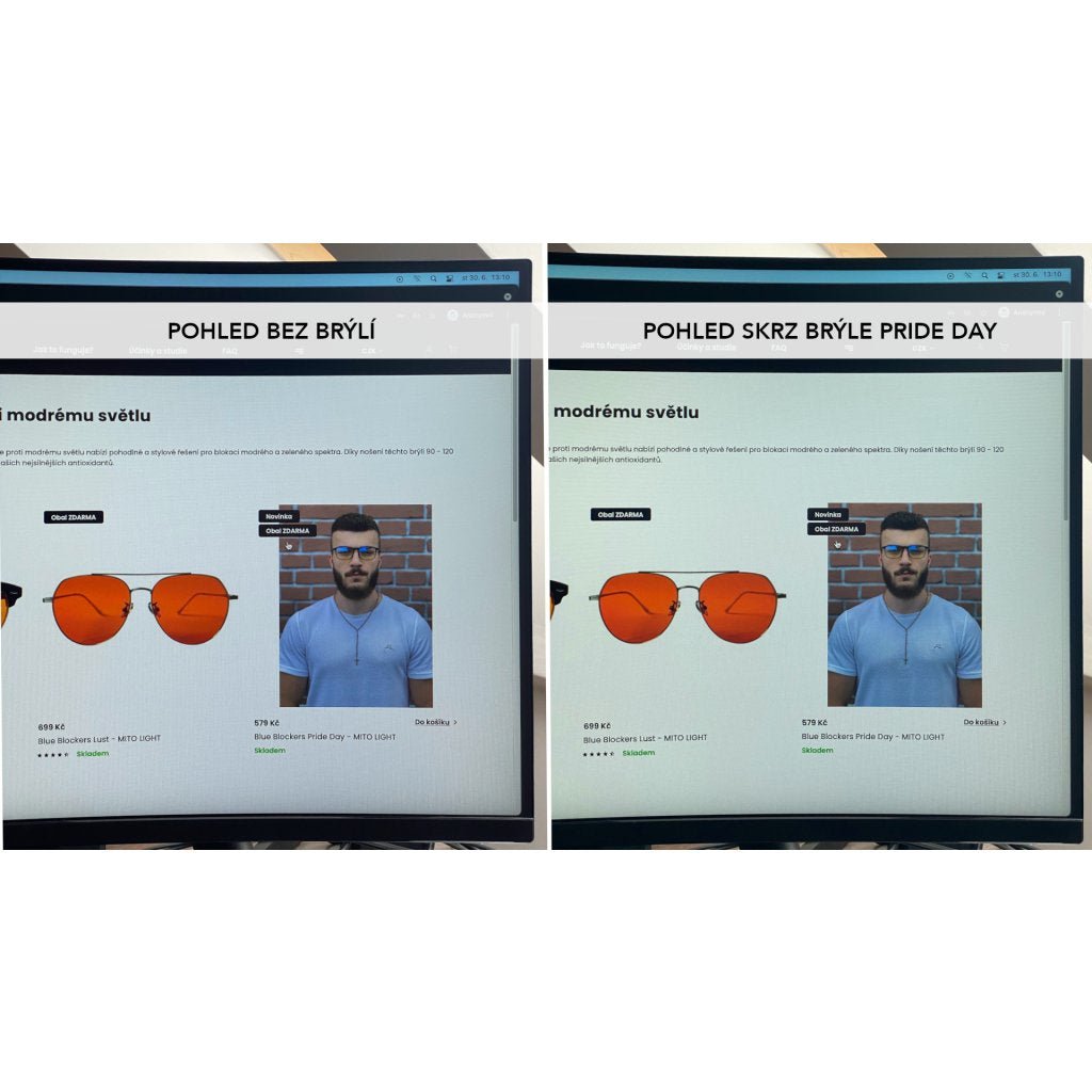 Hack Human - Mito Light - MITO LIGHT® Blue Blockers Pride Day -