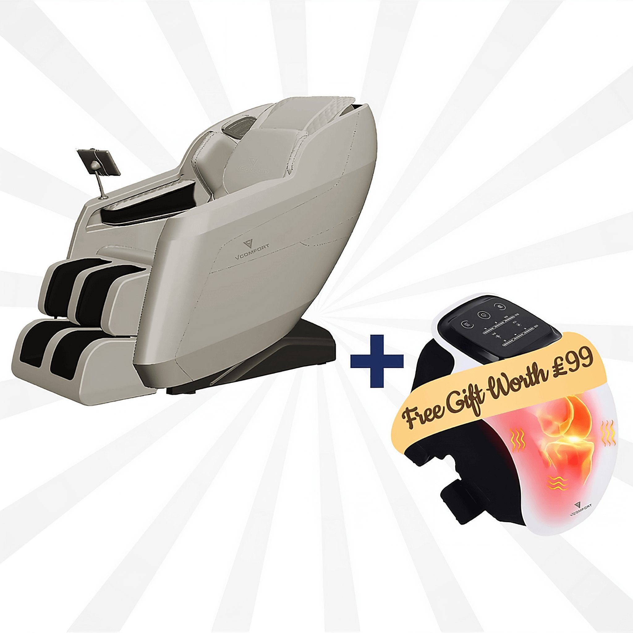 Hack Human - VComfort - VComfort - MeDiFiT – Full Body Zero Gravity Massage Chair -