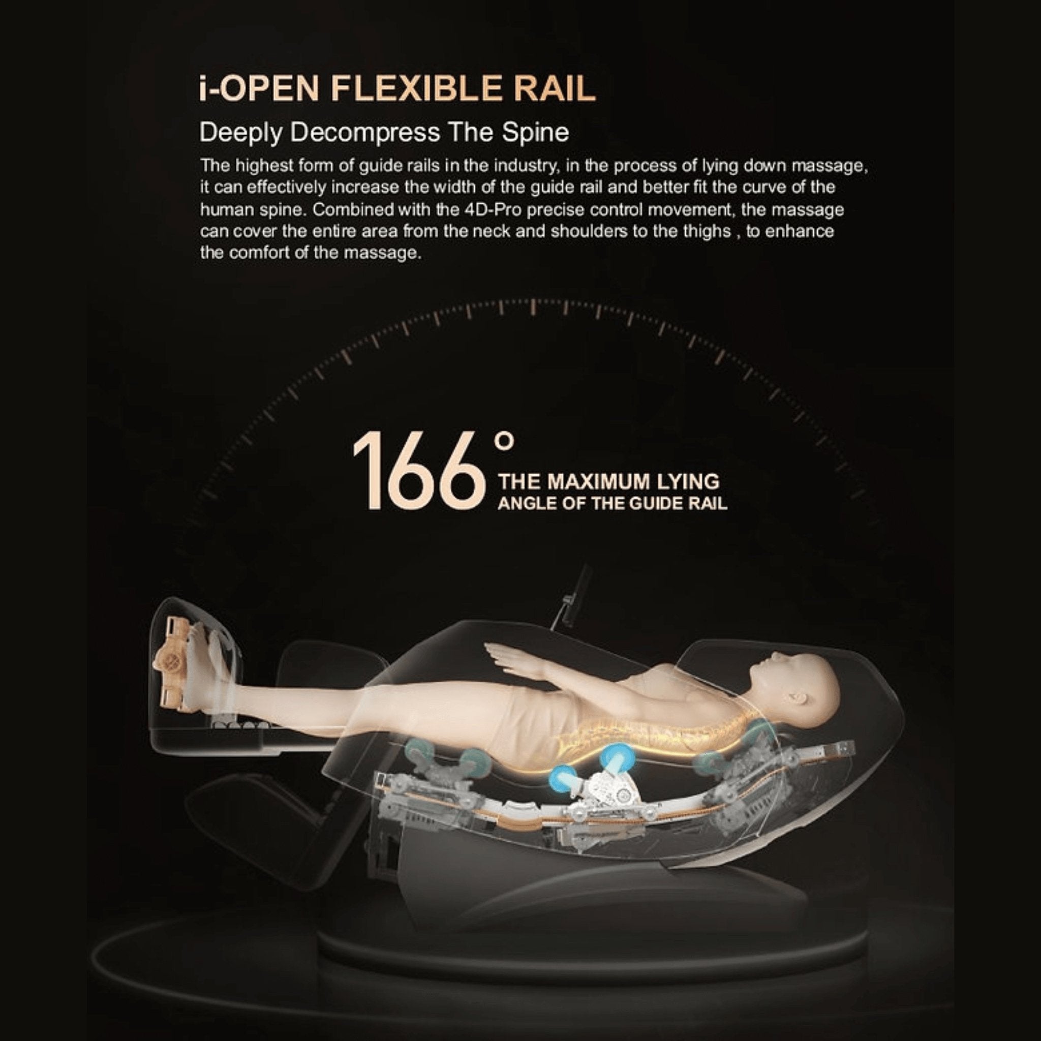 Hack Human - VComfort - VComfort - Primus 4D Pro - i - Open Flex SL Track Full Body Shiatsu Massage Chair -