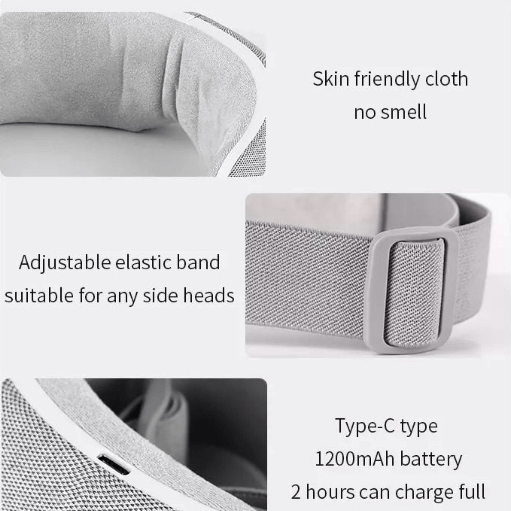 Hack Human - VComfort - VComfort – Rechargeable Eye Massager Air Compression Music Graphene Heating -