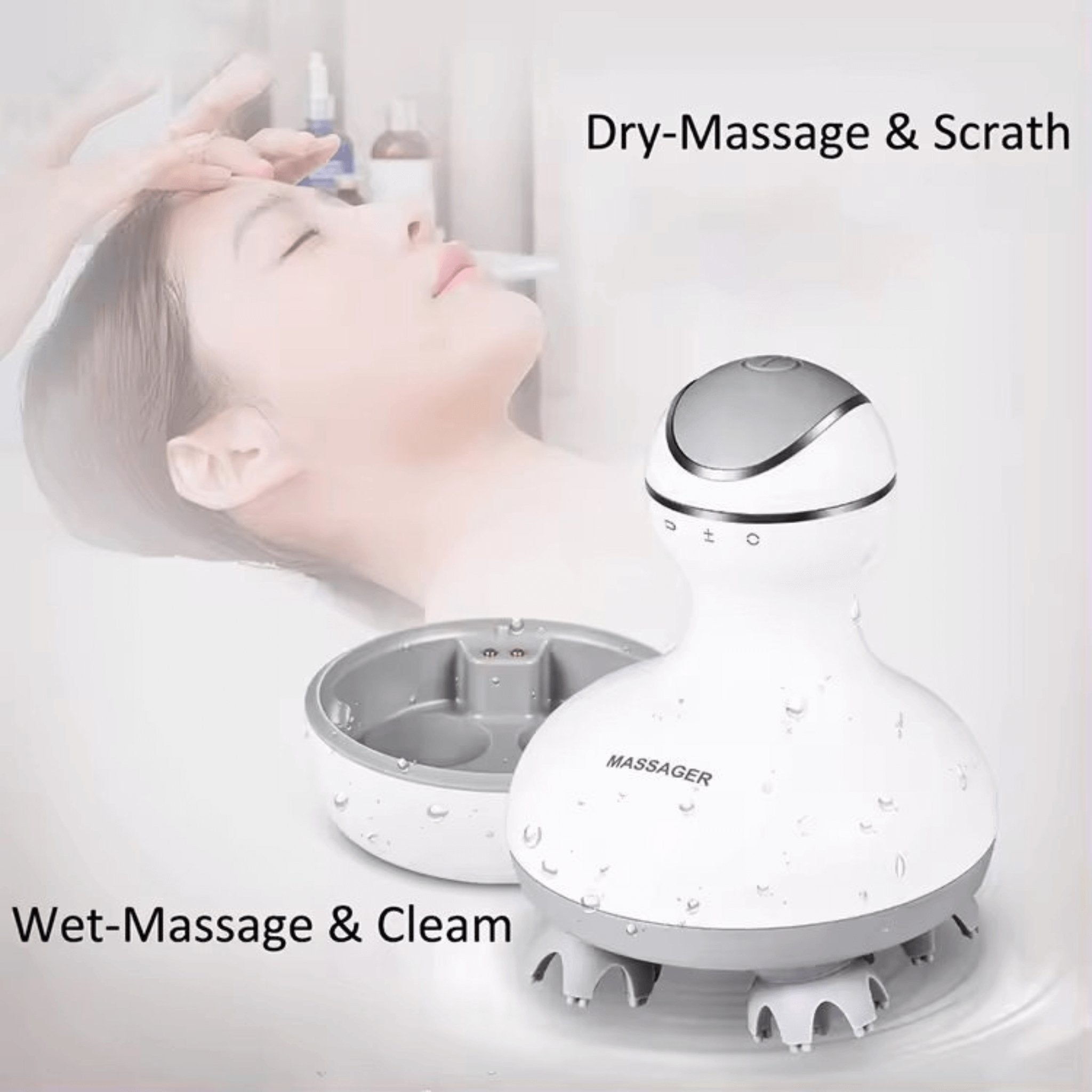 Hack Human - VComfort - VComfort – Intelligent Head Scalp Body Massager - 