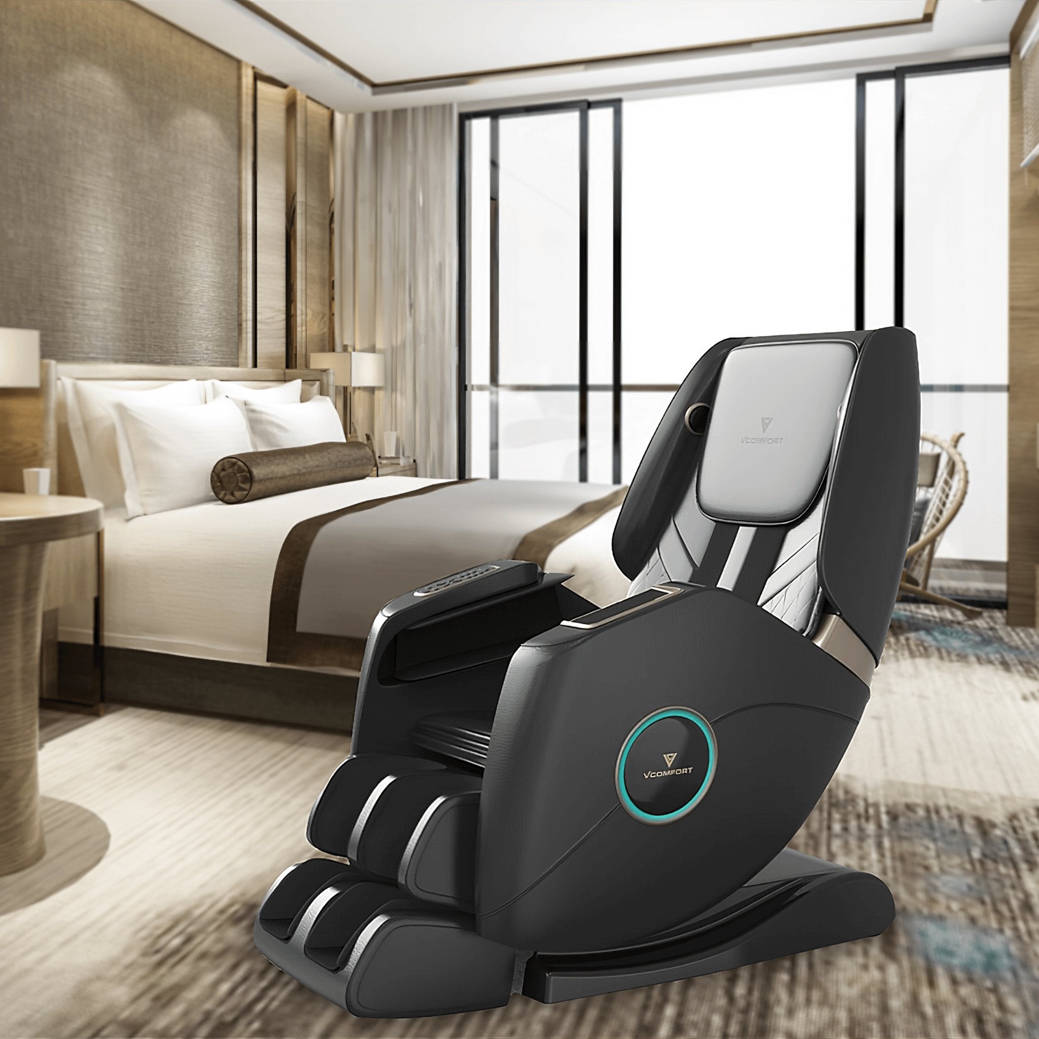 Hack Human - VComfort - VComfort - Kalkoona Max – Luxury SL 3D Full Body Zero Gravity Shiatsu Massage Chair - 