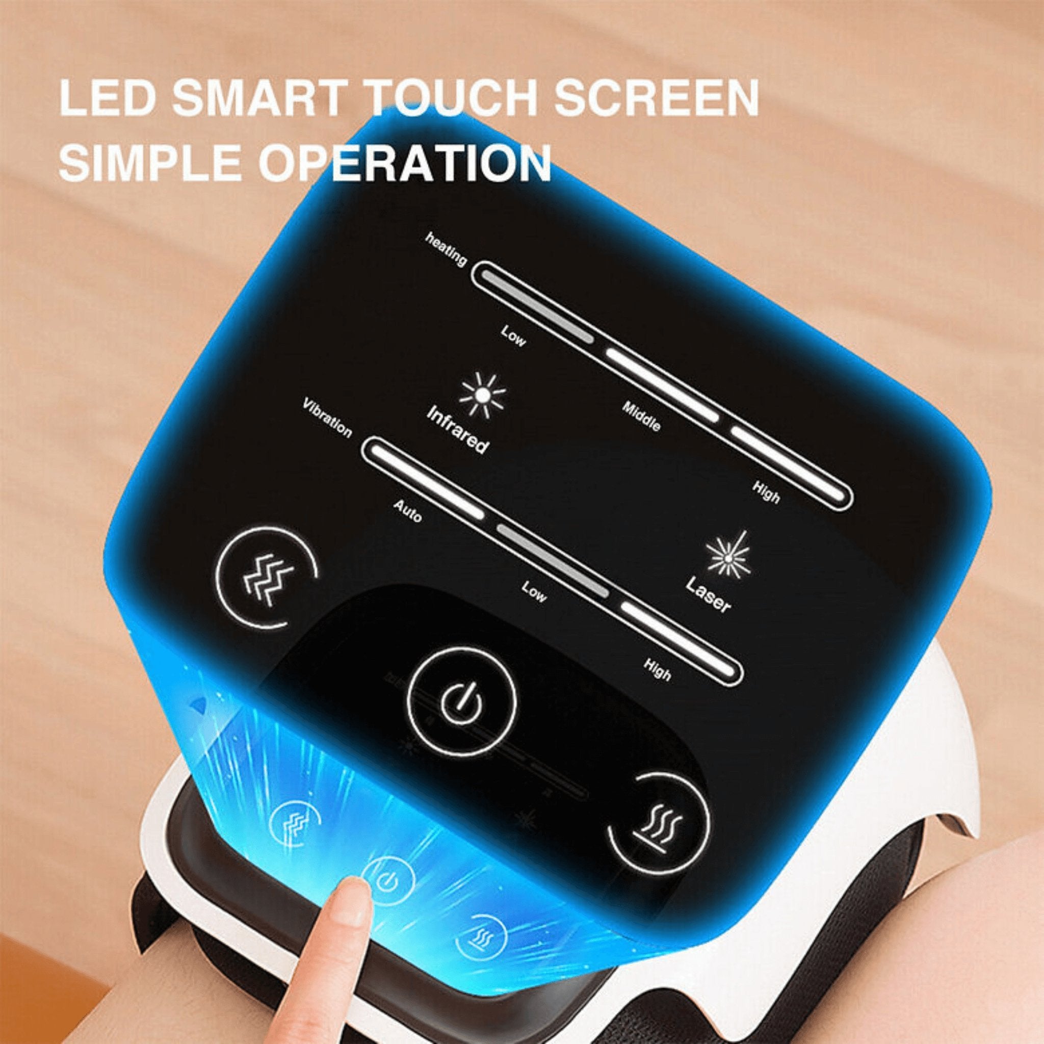 Hack Human - VComfort - VComfort – Smart Knee Massager - 