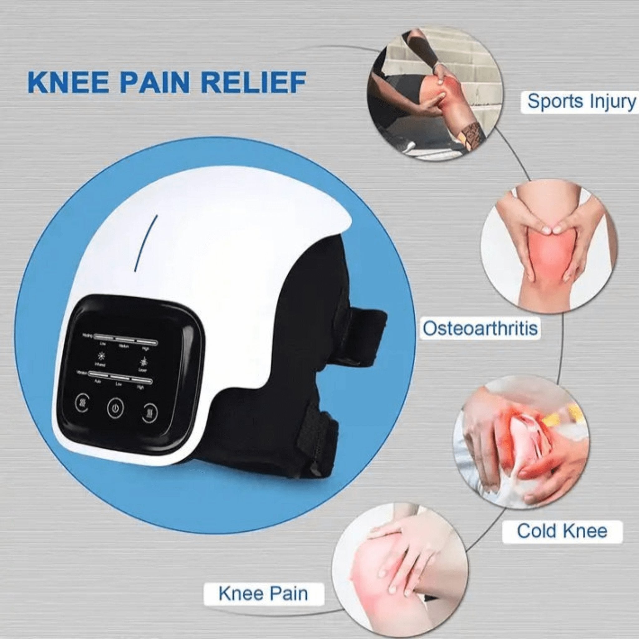 Hack Human - VComfort - VComfort – Smart Knee Massager - 