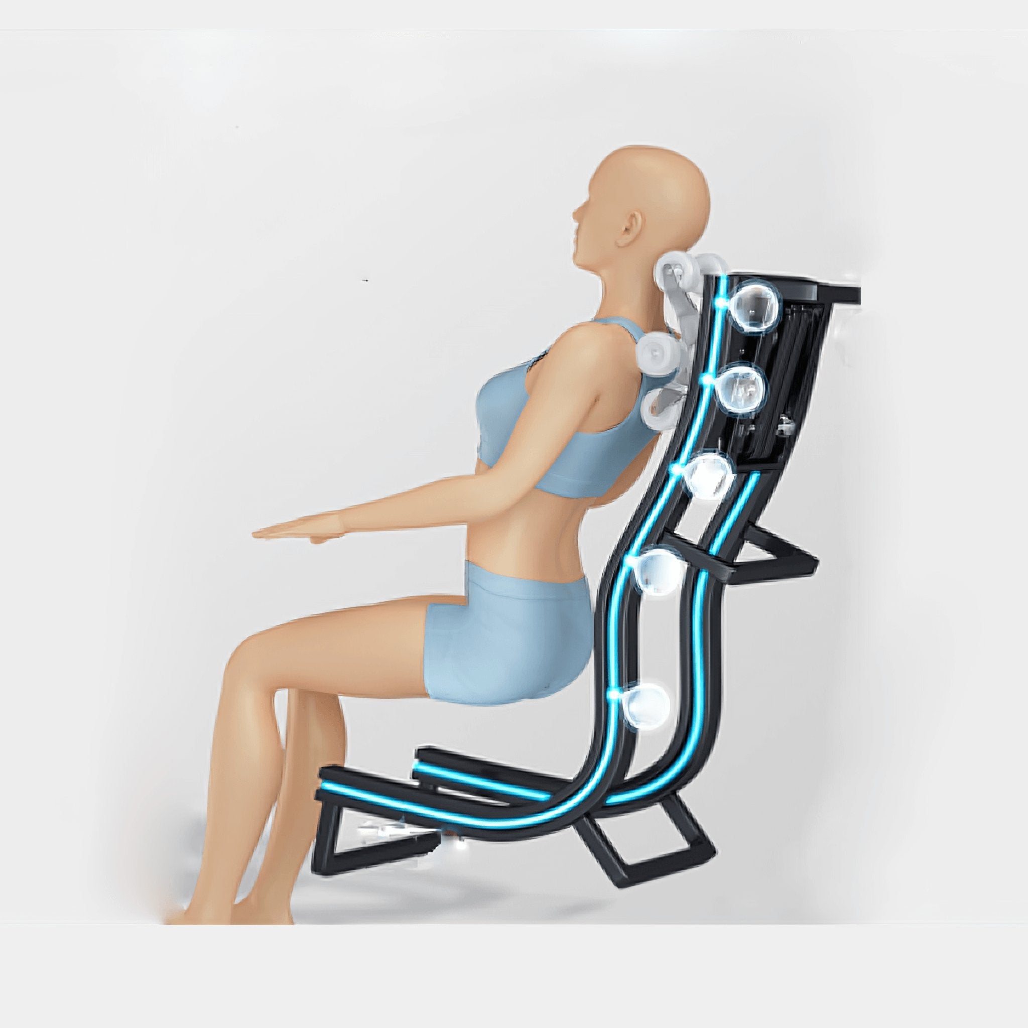 Hack Human - VComfort - VComfort - Xavier - SL Full Body Executive Zero Gravity Smart Massage Chair - 